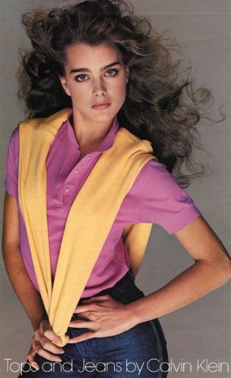 Brooke Shields 1980 Calvin Klein Commercials ~ Vintage Everyday