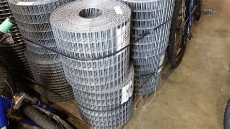 Two 14 Inch Rolls Of Wire Mesh Fencing