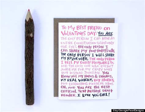 So many of my smiles begin with you. 17 Awesome Valentine's Day Cards For Every BFF In Your ...