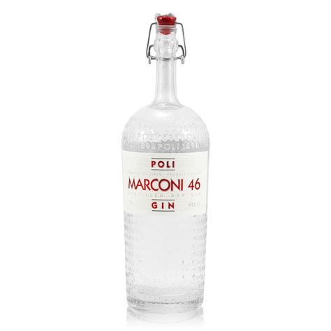 Marconi claimed that his wireless messages could be sent privately over great distances. Poli Marconi 46 Gin 0,7L (46% Vol.) - Poli - Gin