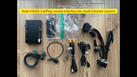 audi a4 b8 5 apple carplay android auto media interface for audi concert youtube