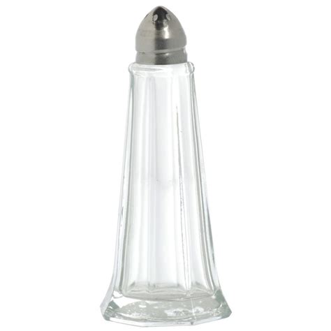 free shipping delivery service salt and pepper shaker set of 2 stainless steel and clear glass
