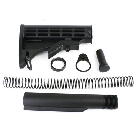 Mil Spec 6 Position Collapsible Carbine Stock Kit For Ar10 308