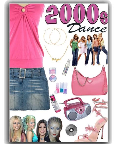 Early 2000s Decade Dance Outfit Shoplook 2000s Trends Early 2000s