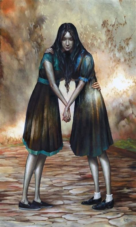 A Surreal Union Of Female Heads Illustration By Esao Andrews