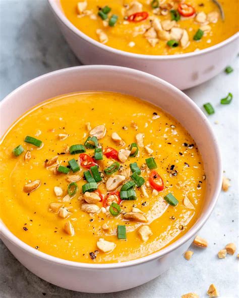 Easy Sweet Potato Carrot Soup Recipe Healthy Fitness Meals