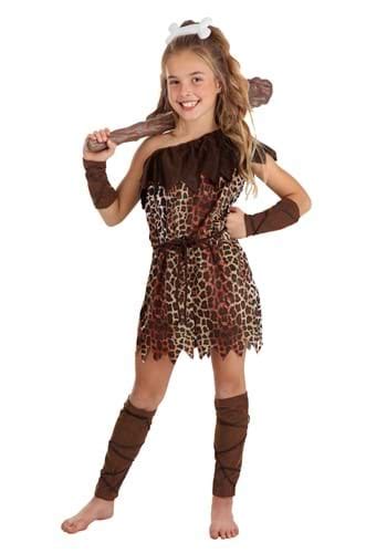 Prehistoric Cave Girl Costume For Girls