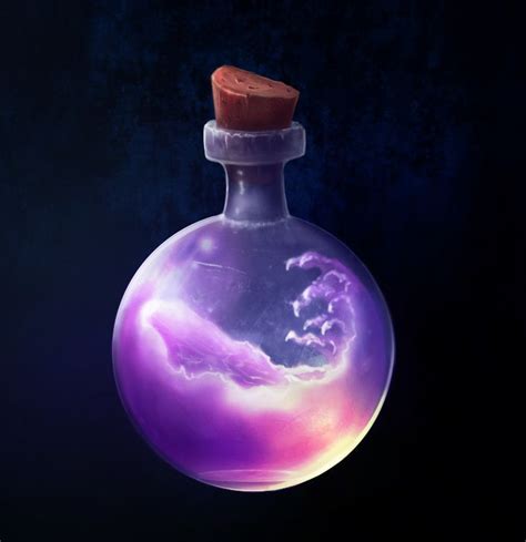 Potion Of Resistance Thunder Magic Bottles Potions Fantasy Props