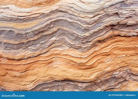 Layered Sandstone Wall Texture Stock Image Image Of Background