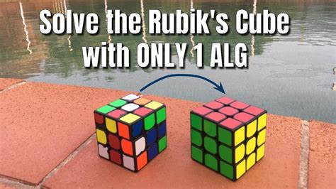 How To Solve The 3x3 Rubiks Cube Beginners Tutorial With Only 1