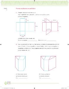 Libro para el alumno grado 4° libro de primaria. Volumen de prismas 2 - Ayuda para tu tarea de Matemáticas SEP Primero - Respuestas y explicaciones