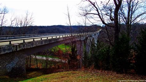 Double Arch Bridge On Natchez Trace Parkway At Hwy 96 Tennessee Arch