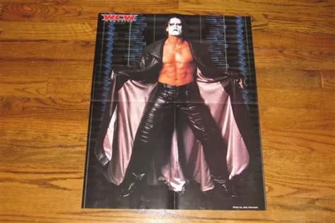 Sting Wcw Wwf Wwe Wrestling Magazine Pinup Photo Poster 3999 Picclick