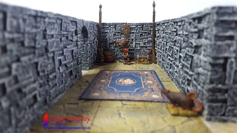 dungeon scenery is modular terrain for board games wargamers rpg´s collectors dioramas