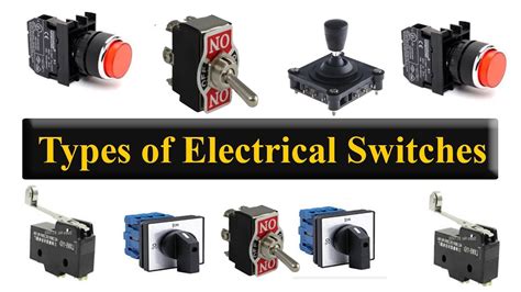 Types Of Electrical Switches Switch Types Types Of Switches Youtube