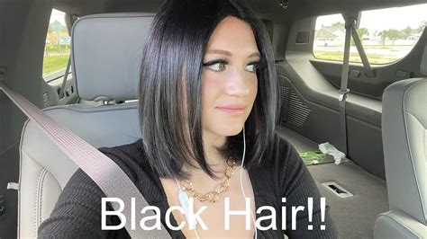 Dyed My Hair Black 🖤🖤 Youtube