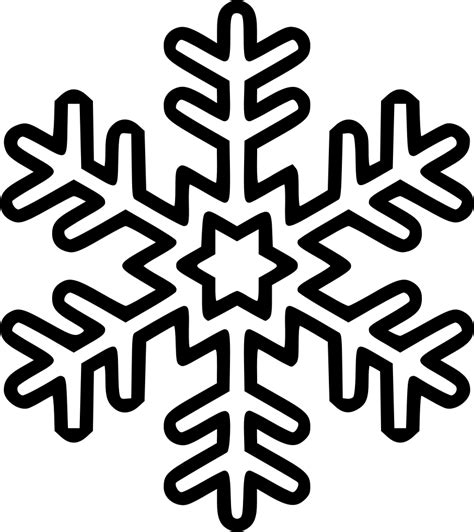 Snowflake Svg Png Icon Free Download (#499117) - OnlineWebFonts.COM