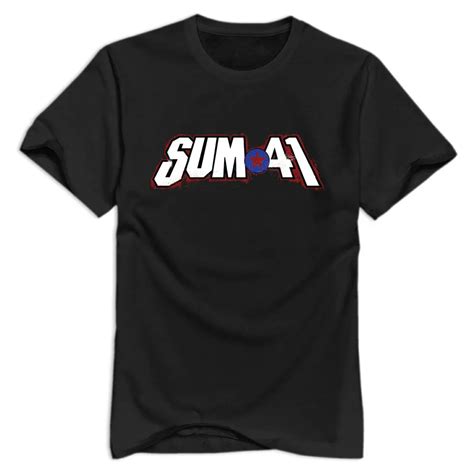 Creative Design T Shirt Fashion Sum 41 Fashionable Underclass Hero Short O Neck T Shirts For Men