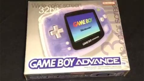 Gameboy Advance Unboxing Youtube