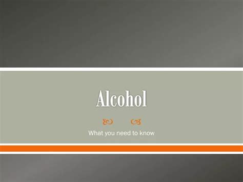 Ppt Alcohol Powerpoint Presentation Free Download Id2028350