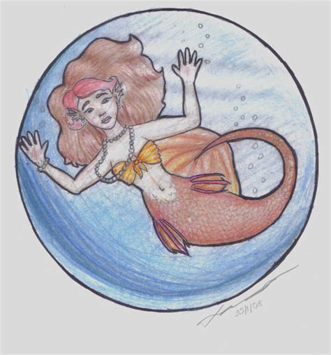 Trapped Mermaid Coloured By Liltio On Deviantart