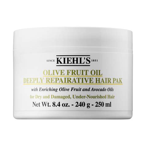 Kiehls Since 1851 Olive Fruit Oil Deeply Repairative Hair Pak