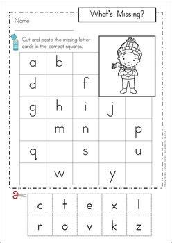 10 Best Images of Winter Missing Alphabet Worksheets - Winter Preschool