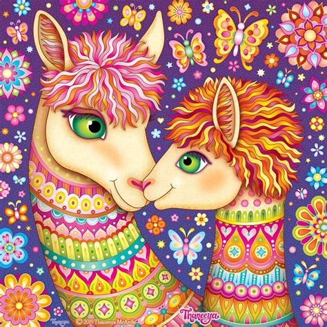 We did not find results for: Colorful Llama Mama and Baby Art Illustration by Thaneeya ...