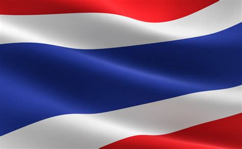 ✓ kommerzielle nutzung gratis ✓ erstklassige bilder. Vlag van thailand. illustratie van de thaise vlag zwaaien ...