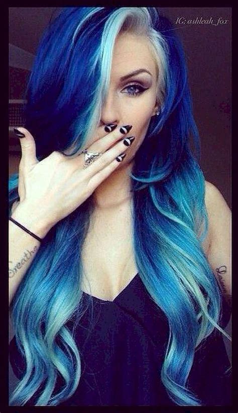 65 Awesome Blue Hair Color Ideas 37 Hair Color