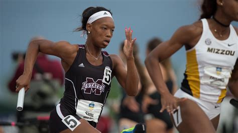 Justice Sims Track And Field Mississippi State