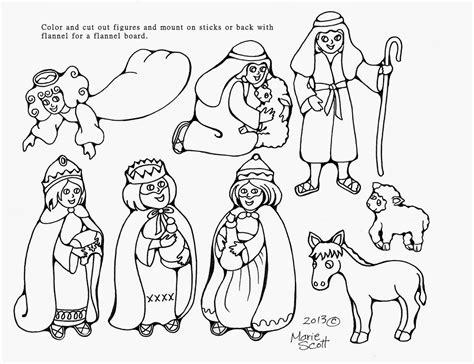 Christmas coloring pages for kids & adults to color in and celebrate all things christmas, from santa to snowmen to festive holiday scenes! Serendipity Hollow: Nativity Figures