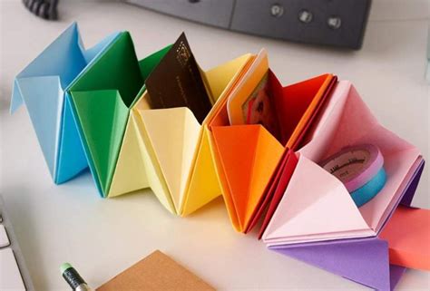 10 Rangements De Bureau Originaux à Faire Soi Même Origami Origamis