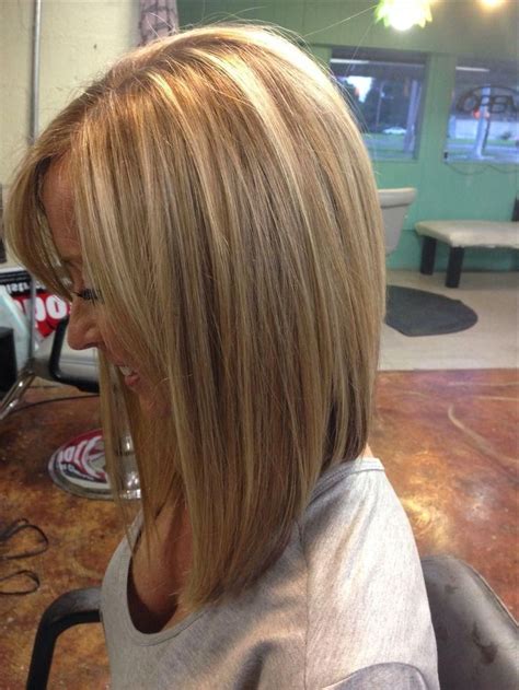 Medium Length Inverted Bob Hairstyles For Fine Hair View 11 Of 15