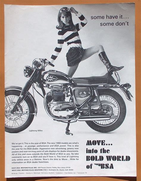 Bsa Poster 5 Vintage Motorcycle Posters Retro Motorcycle Bsa Motorcycle