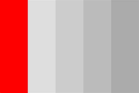 Red And Grey Color Palette