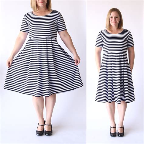 Sew The Perfect Knit Fit And Flare Dress Without A Pattern Its