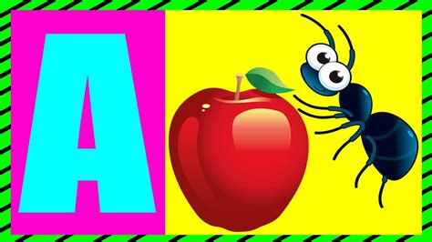 A To Z Reading Abc English Alphabets A To Z Words Kids A To Z