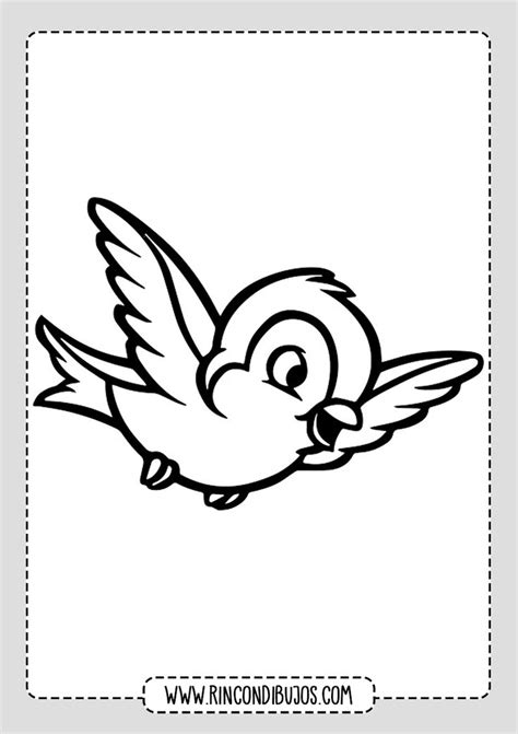 Dibujos de Pajaros volando para colorear Rincon Dibujos Dibujos de