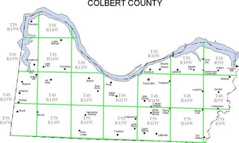 Property Ownership Maps Of Colbert County 1936