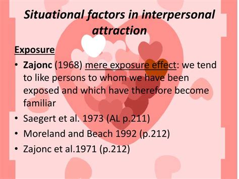 Ppt Situational Factors In Interpersonal Attraction Powerpoint
