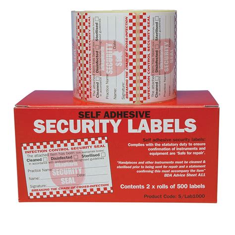 Security Labels Apharmacy Self Adhesive 2 X 500 Medical Products