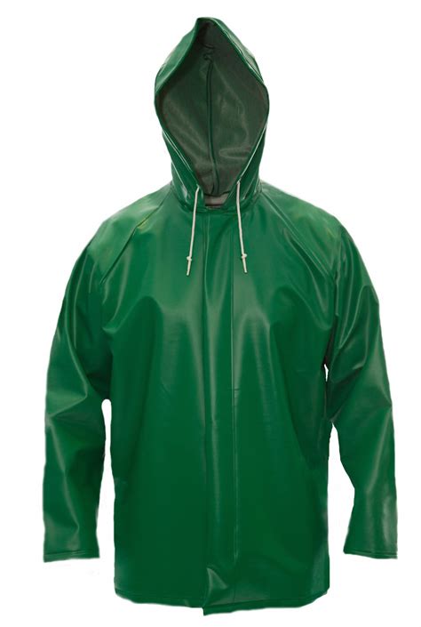 Tingley Flame Resistant Rain Jacket Rain Jacket M Green Snaps With