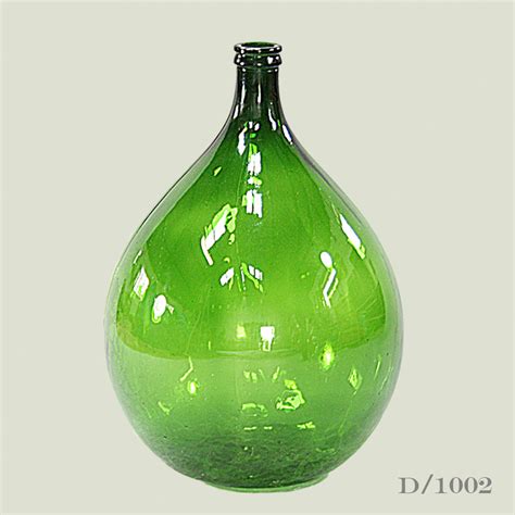 Vintage Oversized Green Glass Demijohn Vintage Matters