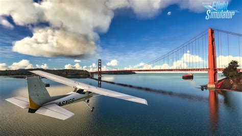 Golden Gate Bridge Microsoft Flight Simulator 2020 A Photo On