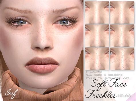 Imf Soft Face Freckles N08 The Sims 4 Catalog