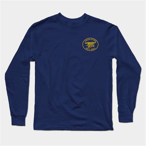United States Navy Seals Logo Navy Seal Long Sleeve T Shirt Teepublic