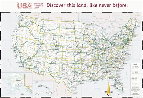Us Highway Map Images In 2019 Highway Map Interstate Highway