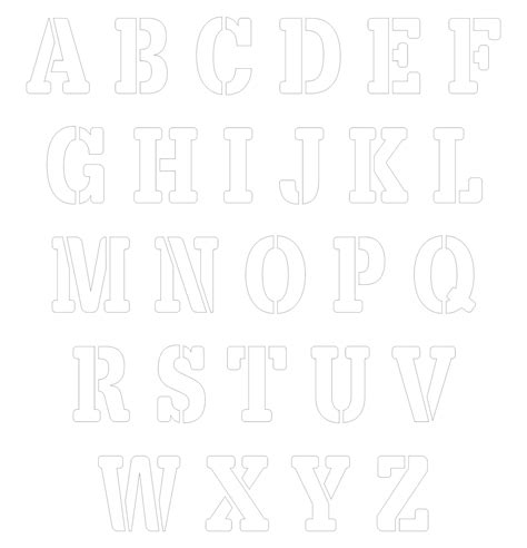 6 Best Images of 8 Inch Letter Stencils Alphabet Printable - Free Large ...