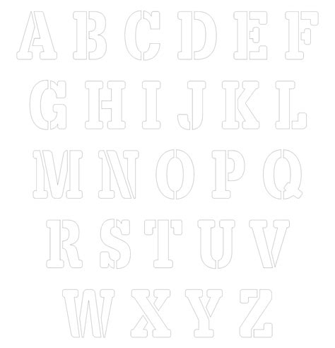 6 best 8 inch letter stencils alphabet printable printableecom
